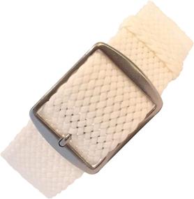 img 4 attached to Wrist Style Perlon Watch Strap Men's Watches for Watch Bands