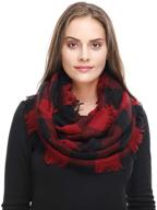 lucky leaf pattern cashmere infinity women's accessories and scarves & wraps logo