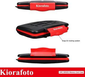 img 2 attached to Kiorafoto Waterproof Anti-Shock Memory Card Case Protector with Carabiner – Holds 12 SD & 12 Micro SD Cards