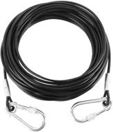 🐕 homend dog runner tie out cable: steel wire pet leash for large dogs up to 300 pounds logo