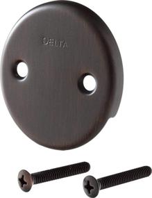 img 1 attached to 🚿 Delta Faucet RP31556RB Overflow Plate and Screws: Venetian Bronze – High-Quality Plumbing Fixture for Perfect Bathrooms