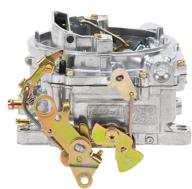 🚗 новый карбюратор edelbrock 1405 performer 4-баррельный с ручным управлением холостого хода, 600 cfm квадратное отверстие и вторичный воздушный клапан логотип