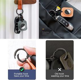 img 1 attached to Keychain Protective Anti Lost Accessories Compatible GPS, Finders & Accessories