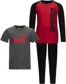 img 4 attached to PUMA Piece Graphic T Shirt Longsleeve Boys' Clothing