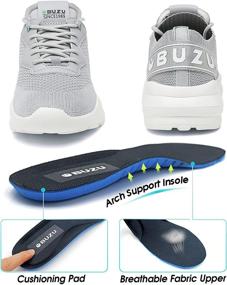 img 2 attached to 👟 BUZU Fashion: The Ultimate Lightweight Sneakers for Breathable Comfort