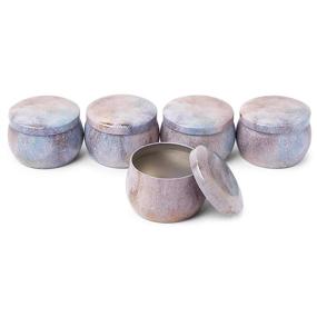 img 2 attached to 🕯️ Premium Metal Candle Tin Jars with Lids - Convenient Round Storage Containers (20 Pack, 3 x 2 In)