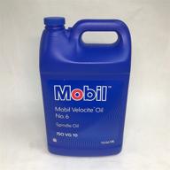 🔧 high performance mobil 100848 velocite 6 spindle oil - 1 gallon: top-quality lubricant for optimal machinery performance logo