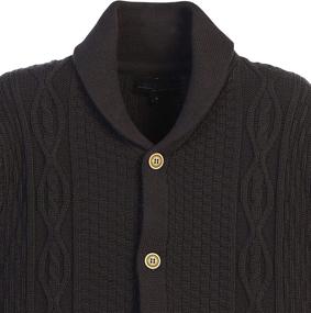 img 1 attached to 👕 Cotton Knitted Cardigan Sweater for Boys' Clothing - Gioberti Sweaters