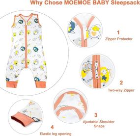 img 2 attached to MOEMOE BABY Sleeveless Wearable Sleeping Kids' Home Store