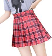 chic and versatile pleated flared school uniform skirts for women logo