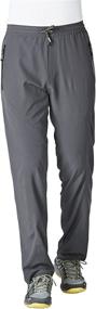 img 4 attached to Rdruko Men's Lightweight Breathable Quick Dry Jogger Pants for Hiking, Running, and Outdoor Sports