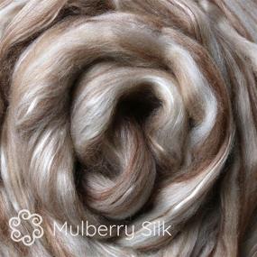 img 3 attached to 🧶 Premium Undyed Spinning and Felting Fiber Blend: Merino Alpaca Camel Mulberry Silk - Exquisite Softness and Luxury