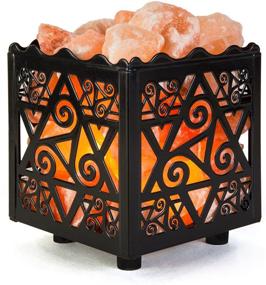 img 4 attached to Himalayan Pink Salt Lamp Basket: Enhance your Space with Dimmable Warmth