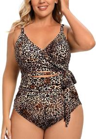 img 3 attached to 👙 Daci Women's Swimsuits: Stylish Waisted Swimwear Monokini for Enhanced Comfort and Fashion