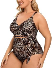 img 2 attached to 👙 Daci Women's Swimsuits: Stylish Waisted Swimwear Monokini for Enhanced Comfort and Fashion