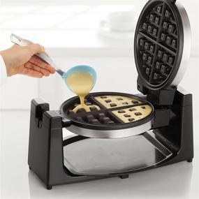 img 2 attached to 🧇 BELLA Classic Rotating Non-Stick Belgian Waffle Maker: Thick, PFOA Free, Easy Clean, Browning Control