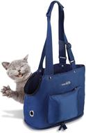 🐾 uhomely pet carrier: collapsible cat sling bag with safety tether - portable and adjustable for small puppies, cats, pigs, and rabbits logo