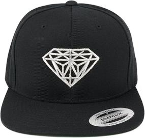 img 2 attached to Flexfit Diamond Embroidered Flat Snapback Sports & Fitness