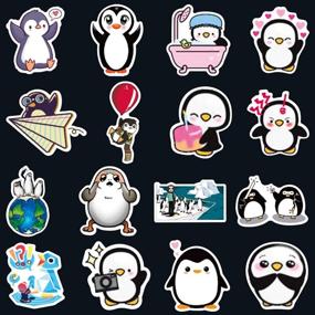 img 3 attached to Mr. Poppers Penguins Laptop Stickers for Kids - American Movie Decal Pack 🐧 (50 Pcs) Waterproof Cartoon Vinyl Water Bottle Car Skateboard Motorcycle Bicycle Luggage Guitar Bike Decoration