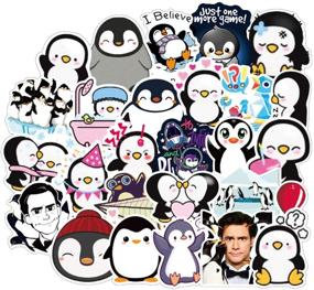 img 4 attached to Mr. Poppers Penguins Laptop Stickers for Kids - American Movie Decal Pack 🐧 (50 Pcs) Waterproof Cartoon Vinyl Water Bottle Car Skateboard Motorcycle Bicycle Luggage Guitar Bike Decoration