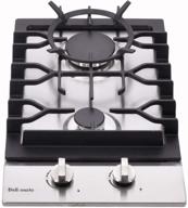 cooktop sealed burners stainless dm223 sa01bz logo