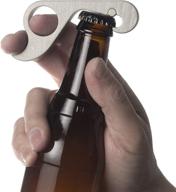 grabopener h-type: effortlessly open bottles single-handedly with scratch resistant metal finish логотип