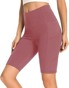 img 3 attached to GAYHAY Biker Shorts Women Pockets Outdoor Recreation