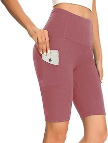 img 1 attached to GAYHAY Biker Shorts Women Pockets Outdoor Recreation