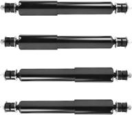 mosnai ezgo txt golf cart shocks - front and rear shock absorbers for 1994-up gas and electric medalist ezgo txt golf carts (4pcs) logo