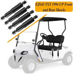 img 2 attached to MOSNAI EZGO TXT Golf Cart Shocks - Front and Rear Shock Absorbers for 1994-Up Gas and Electric Medalist EZGO TXT Golf Carts (4PCS)