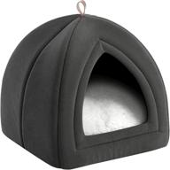 🐱 bedsure cat bed for indoor cats and small dogs - 2-in-1 cat tent, kitten bed, cat hut with washable cushion - outdoor dog tent bed included logo