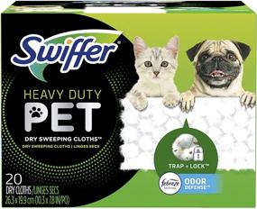 img 3 attached to Efficiently Tackle Pet Hair and Odor with Swiffer Heavy Duty Pet Dry Sweeping Cloth Refills, 20-Count