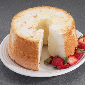 img 1 attached to 🍰 Nordic Ware 10-дюймовая ПРОДОЛЖИТЕЛЬНАЯ Форма для ангельского пирога: Высококачественный неотъемлемый элемент выпечки