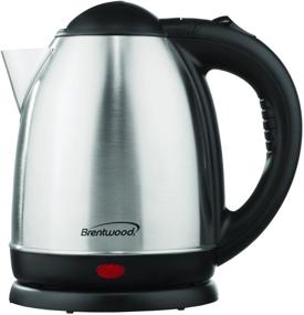 img 2 attached to Brentwood KT-1780 Stainless Steel Cordless Electric Kettle - Efficient and Stylish Hot Water Solution