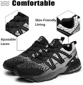 img 1 attached to 👟 Unleash Your Full Potential with RUNMAXX Men's Athletic Running Sneakers