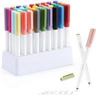 🖌️ aooiin 36 colors fine point pens set for cricut maker/explore air 2 - 0.4 tip ultimate set for writing, note taking, journaling, coloring, drawing - compatible with cricut cutting machines logo