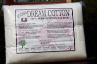 🧵 премиум вата quilter's dream из хлопка - натуральная выборка-средняя толщина-кинг: незаменимый элемент для идеально уплотненных одеял логотип