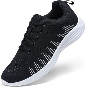 img 4 attached to JOUSEN Running Athletic Lightweight Sneakers Men's Shoes for Athletic