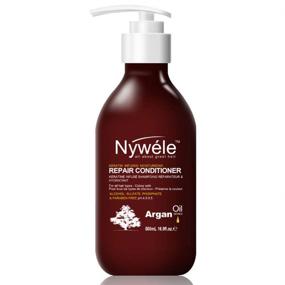 img 1 attached to Revitalize and Nourish Hair with Nywele Keratin Infused Repair Conditioner - Sulfate, Alcohol, Phosphate & Paraben Free (Color Safe, 16.9oz)