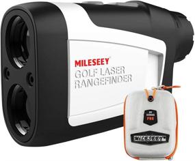 img 4 attached to 🏌️ MiLESEEY Golf Range Finder with Slope On/Off, 660 Yards Range Finder with Flag-Lock, Vibration, and Carrying Case - Legal for Tournament Play, Accurate to ±0.55 Yards, 6X Magnification, Free Battery Included