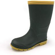 amoji kids rain shoes: comfortable rubber boots for kids of all sizes! logo