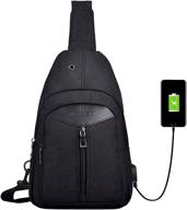 🎒 mosiso unbalance charging backpack for daypack логотип