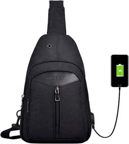 img 4 attached to 🎒 MOSISO Unbalance Charging Backpack for Daypack