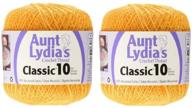 aunt lydias crochet thread goldenrod logo