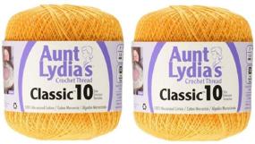 img 2 attached to Aunt Lydias Crochet Thread Goldenrod