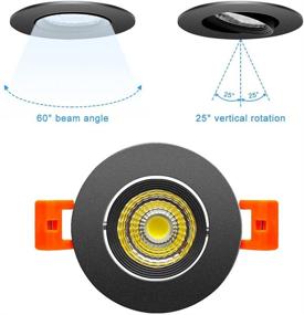 img 1 attached to Recessed Dimmable Downlight 5000K 5500K Equivalent