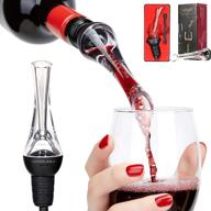 🍷 derguam wine aerator pourer - premium wine pourer decanter for instant wine aeration - ideal gift for wine lovers / wine accessories, with included gift box логотип