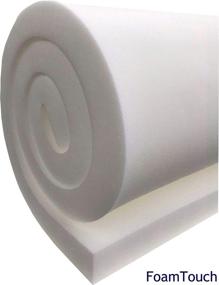 FoamTouch High Density 3 inches Height, 36 inches Width, 72 inches Length  Upholstery Foam, White