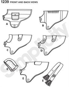 img 2 attached to 🐶 Выкройка для пальто для собаки - Simplicity 1239: Маленький, Средний и Большой размеры