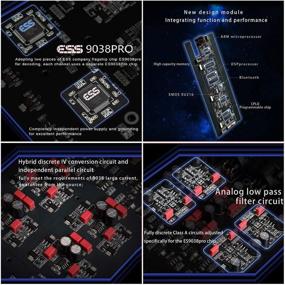 img 1 attached to 🎧 Густард X26 Pro MQA DAC с двойным ES9038PRO, синтезатором К2 Clock, LDAC, USB/Коаксиальный/Оптический/IIS, XMOS XU216, декодером DSD512 768KHz, HiFi Цифровой класс A DAC с пультом дистанционного управления (серебряный) - Улучшенный SEO